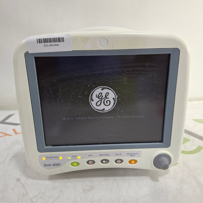 GE Healthcare Dash 4000 - GE/Nellcor SpO2 Patient Monitor