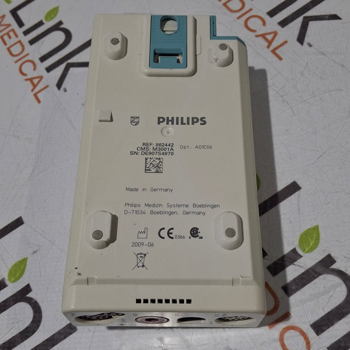 Philips M3001A-A01C06 Fast SpO2, NIBP, ECG, Temp, IBP MMS Module