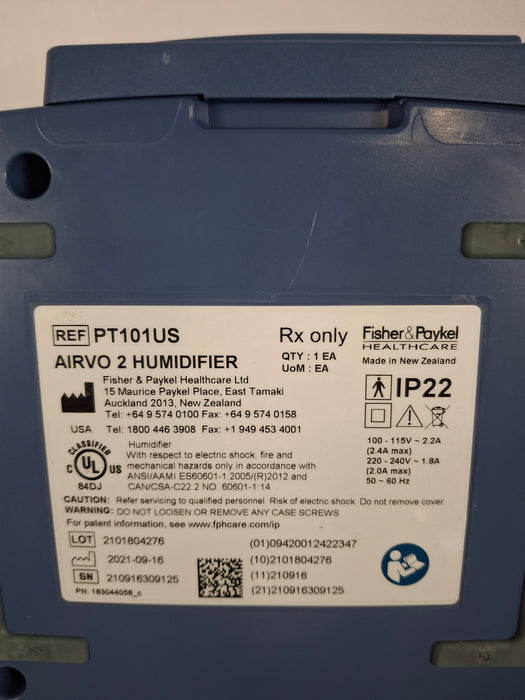 Fisher & Paykel Airvo 2 Humidified High Flow Therapy Unit