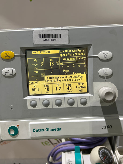 Datex-Ohmeda Aestiva 5 w/7100 Anesthesia System