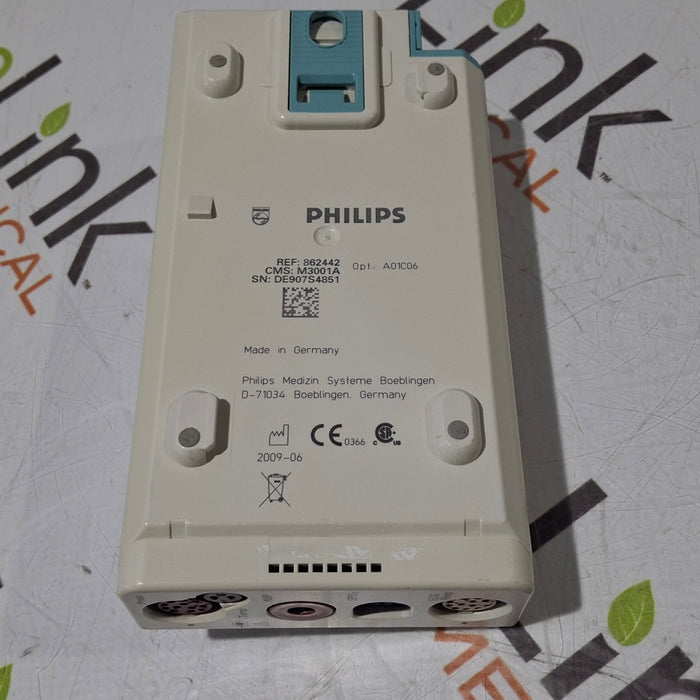 Philips M3001A-A01C06 Fast SpO2, NIBP, ECG, Temp, IBP MMS Module