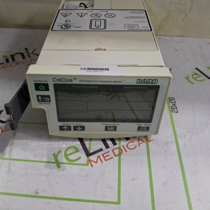 Bard Medical Criticore Fluid Output and Temp Monitor