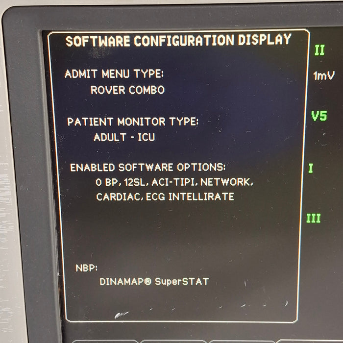 GE Healthcare Dash 4000 - Masimo SpO2 Patient Monitor