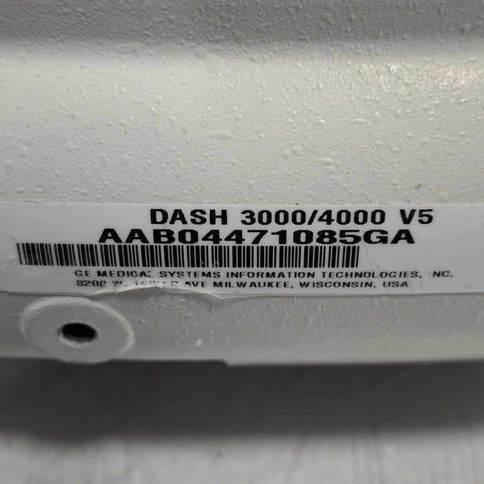 GE Healthcare Dash 4000 - Masimo SpO2 Patient Monitor
