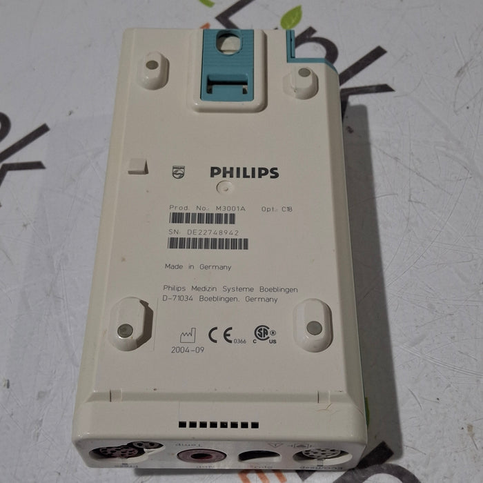 Philips M3001A-C18 Fast SpO2, NIBP, 12 lead ECG, Temp, IBP MMS Module