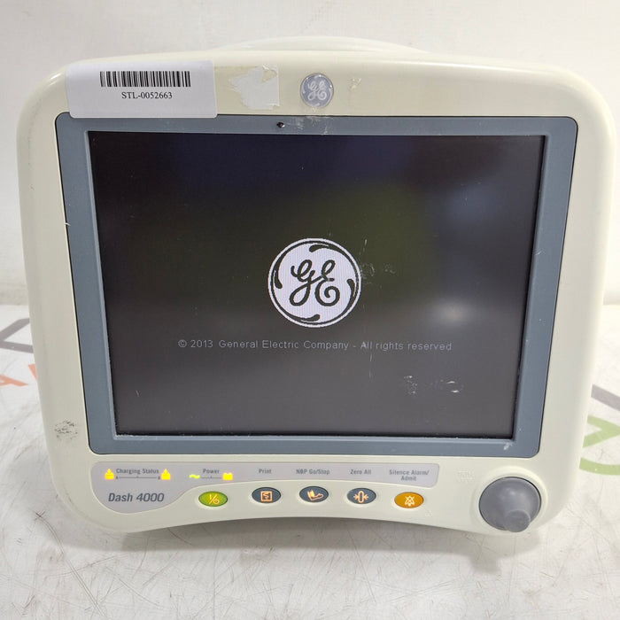 GE Healthcare Dash 4000 - GE/Nellcor SpO2 Patient Monitor