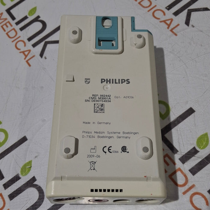 Philips M3001A-A01C06 Fast SpO2, NIBP, ECG, Temp, IBP MMS Module