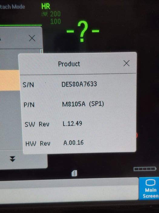 Philips Intellivue MP5 - ECG, Fast SpO2, NIBP, Press, Temp Patient Monitor