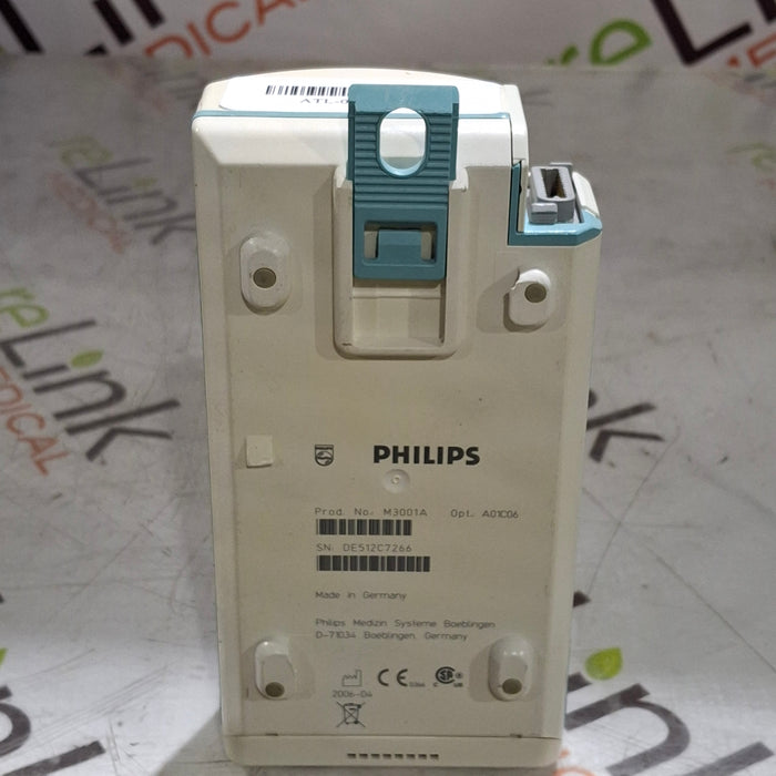 Philips M3001A-A01C06 Fast SpO2, NIBP, ECG, Temp, IBP MMS Module