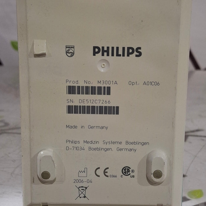 Philips M3001A-A01C06 Fast SpO2, NIBP, ECG, Temp, IBP MMS Module