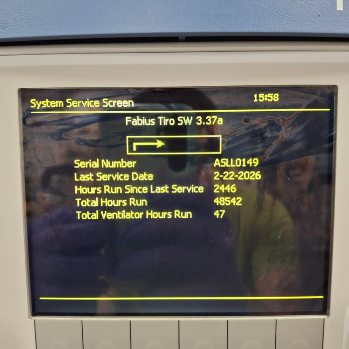 Draeger Medical Fabius Tiro Anesthesia Machine