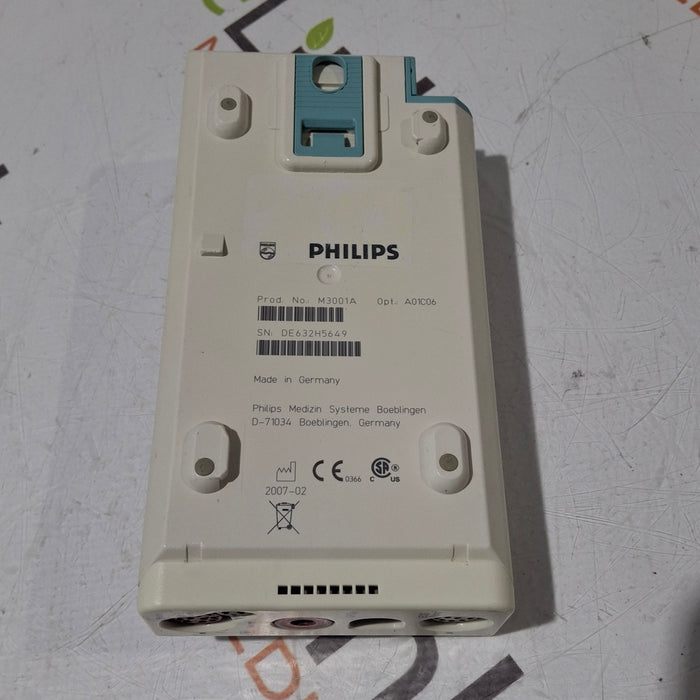 Philips M3001A-A01C06 Fast SpO2, NIBP, ECG, Temp, IBP MMS Module