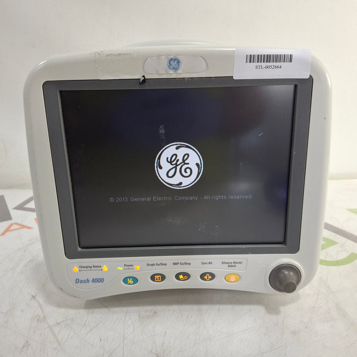 GE Healthcare Dash 4000 - GE/Nellcor SpO2 Patient Monitor