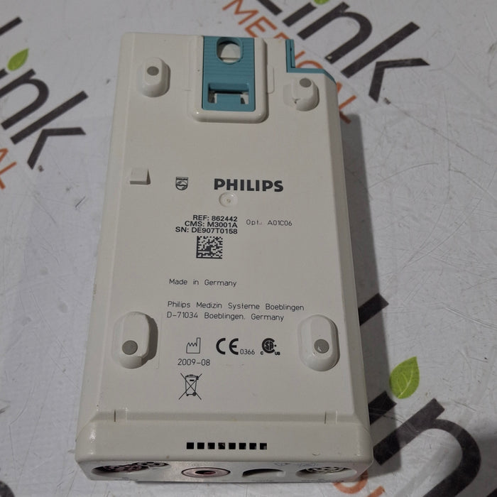 Philips M3001A-A01C06 Fast SpO2, NIBP, ECG, Temp, IBP MMS Module