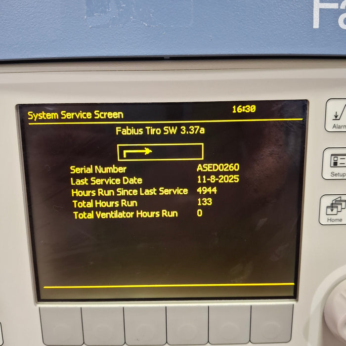 Draeger Medical Fabius Tiro Anesthesia Machine