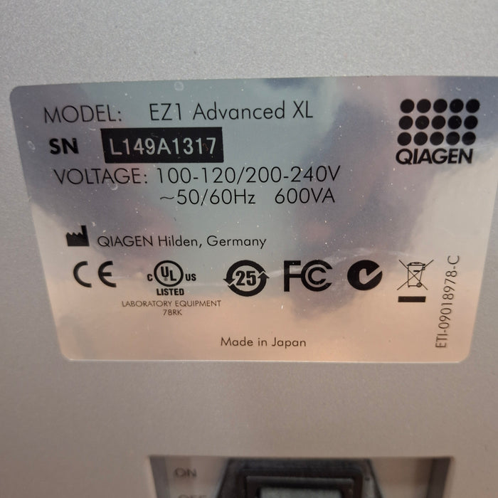 Qiagen EZ1 Advanced XL DNA Purification System