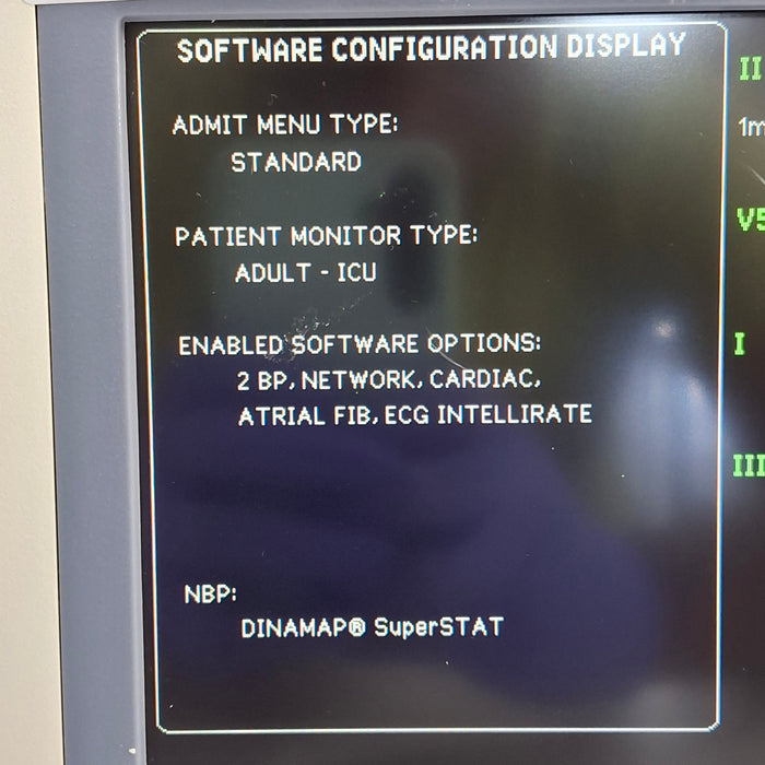 GE Healthcare Dash 4000 - Masimo SpO2 Patient Monitor
