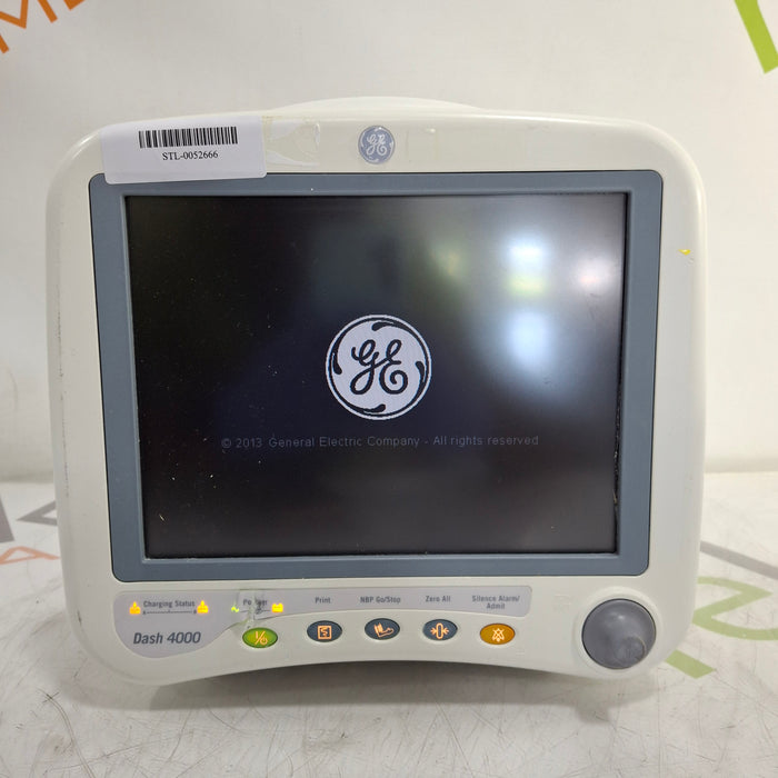 GE Healthcare Dash 4000 - GE/Nellcor SpO2 Patient Monitor