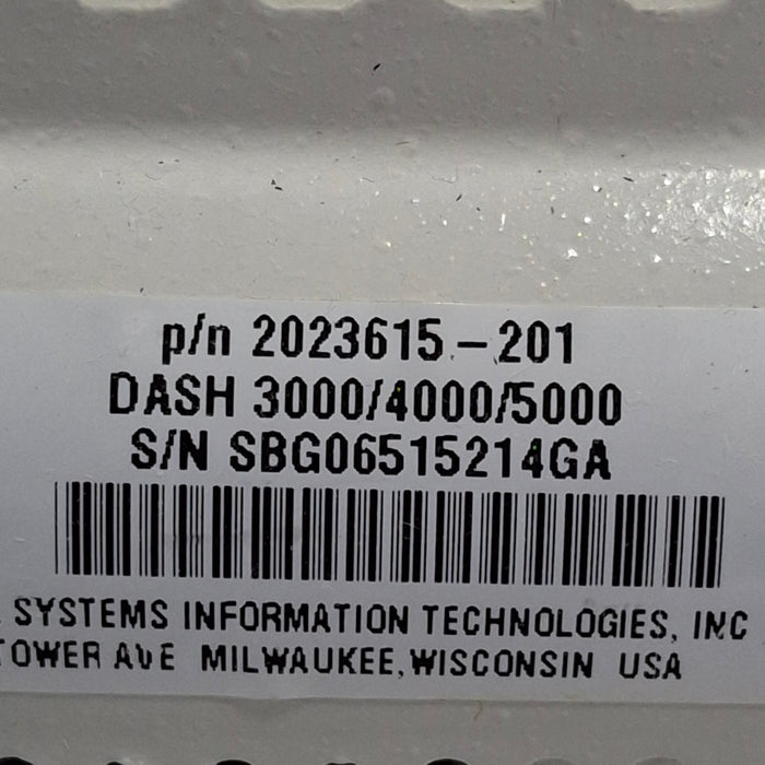 GE Healthcare Dash 4000 - GE/Nellcor SpO2 Patient Monitor