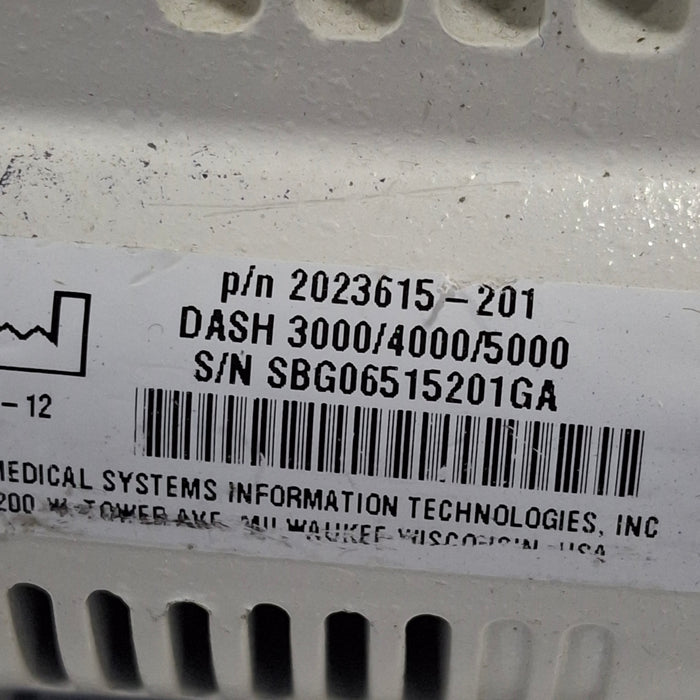 GE Healthcare Dash 4000 - GE/Nellcor SpO2 Patient Monitor