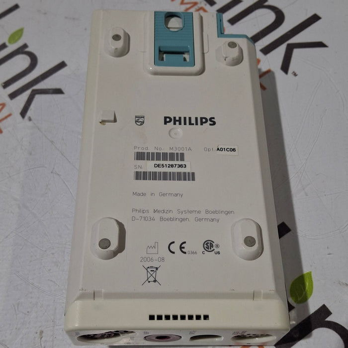 Philips M3001A-A01C06 Fast SpO2, NIBP, ECG, Temp, IBP MMS Module