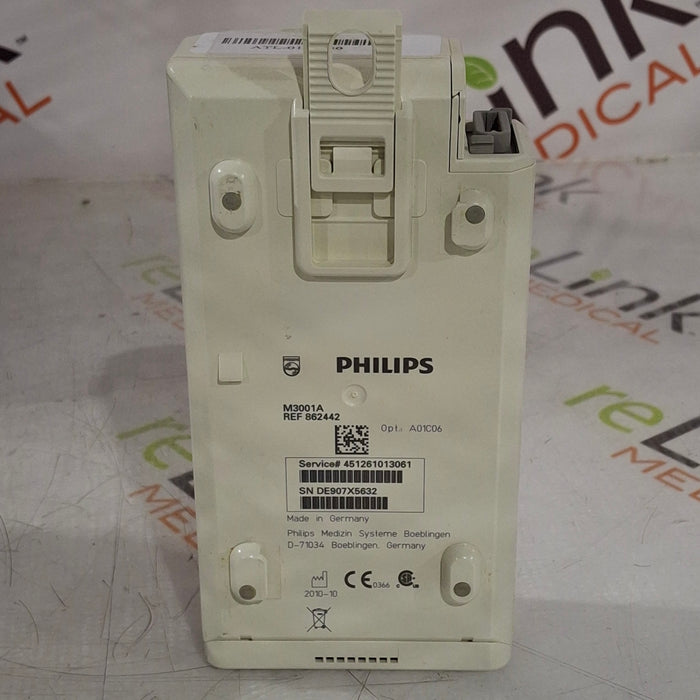 Philips M3001A-A01C06 Fast SpO2, NIBP, ECG, Temp, IBP MMS Module