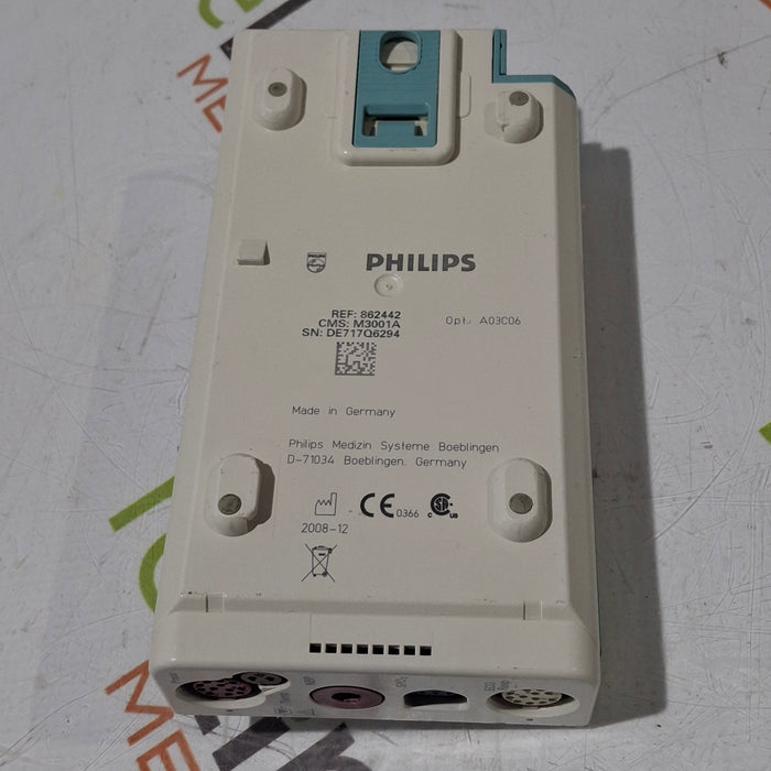 Philips M3001A-A03C06 Masimo SpO2, NIBP, ECG, Temp, IBP MMS Module