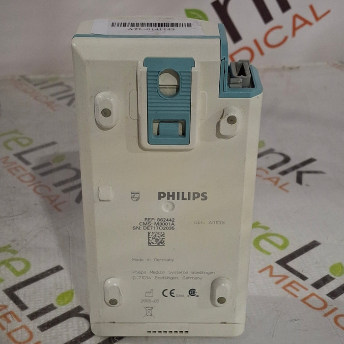 Philips M3001A-A01C06 Fast SpO2, NIBP, ECG, Temp, IBP MMS Module