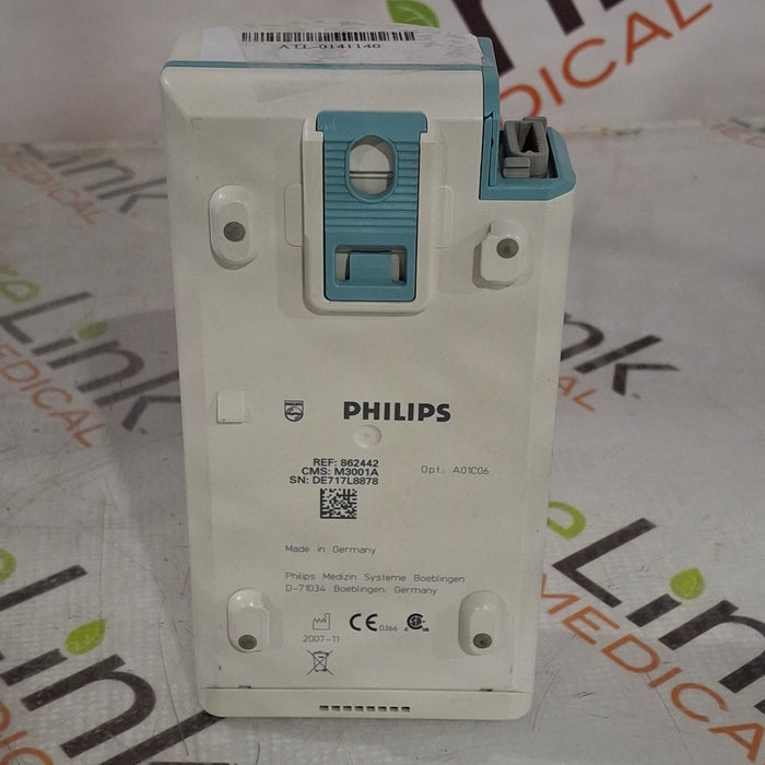 Philips M3001A-A01C06 Fast SpO2, NIBP, ECG, Temp, IBP MMS Module