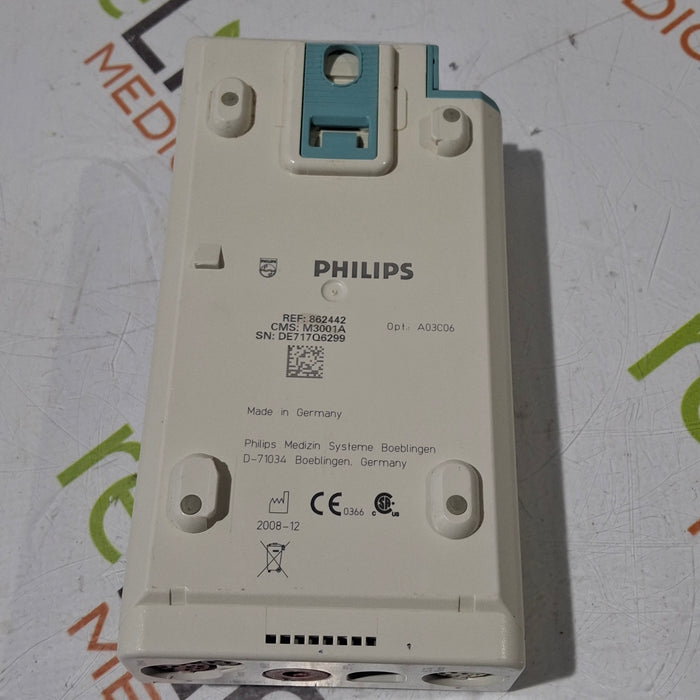 Philips M3001A-A03C06 Masimo SpO2, NIBP, ECG, Temp, IBP MMS Module