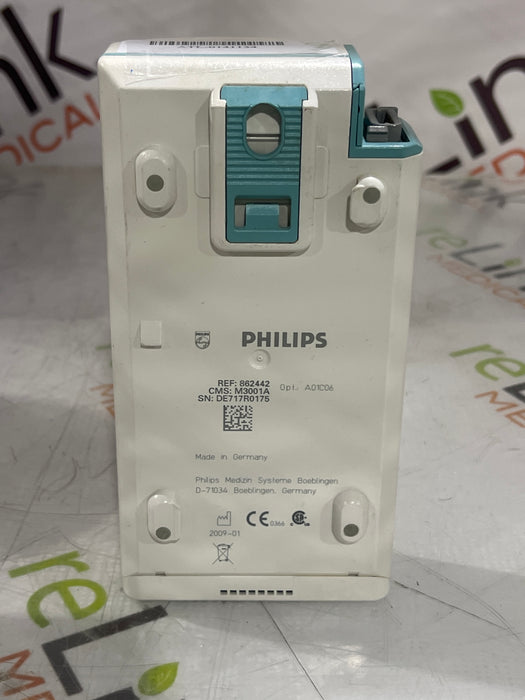 Philips M3001A-A01C06 Fast SpO2, NIBP, ECG, Temp, IBP MMS Module
