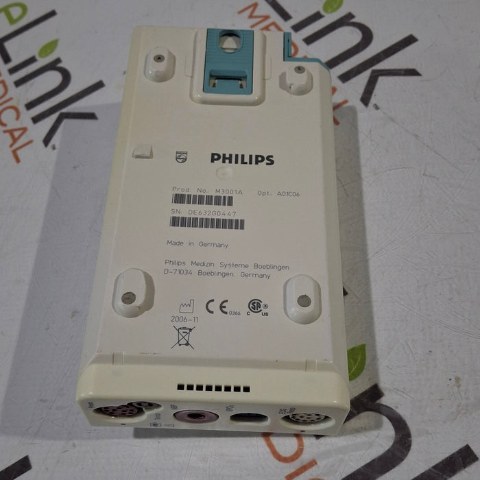 Philips M3001A-A01C06 Fast SpO2, NIBP, ECG, Temp, IBP MMS Module