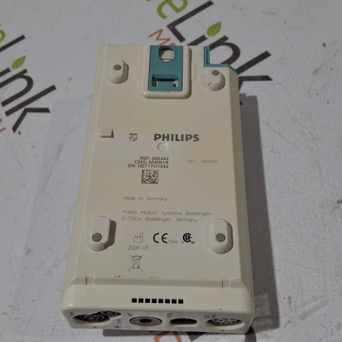 Philips M3001A-A01C06 Fast SpO2, NIBP, ECG, Temp, IBP MMS Module