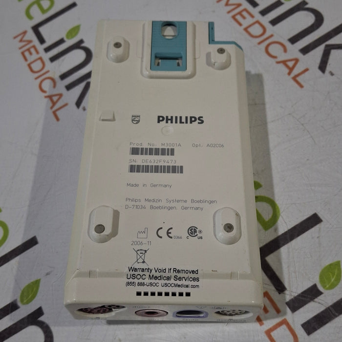 Philips M3001A-A02C06 OxiMax SpO2, NIBP, ECG, Temp, IBP MMS Module