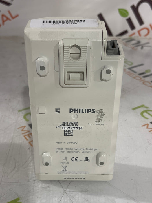 Philips M3001A-A01C06 Fast SpO2, NIBP, ECG, Temp, IBP MMS Module