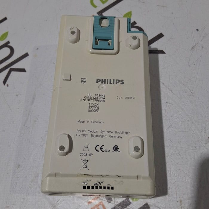Philips M3001A-A01C06 Fast SpO2, NIBP, ECG, Temp, IBP MMS Module