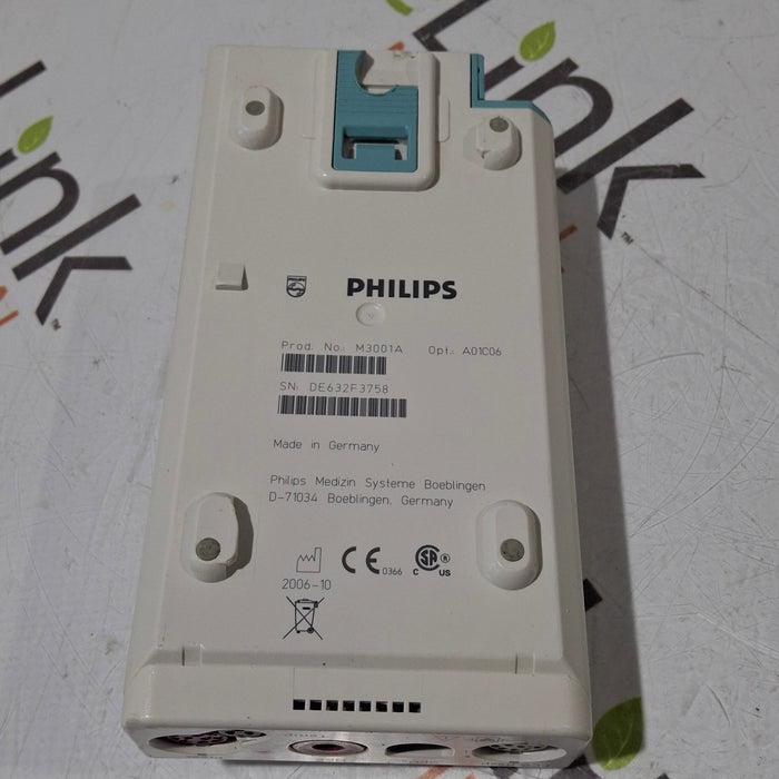 Philips M3001A-A01C06 Fast SpO2, NIBP, ECG, Temp, IBP MMS Module