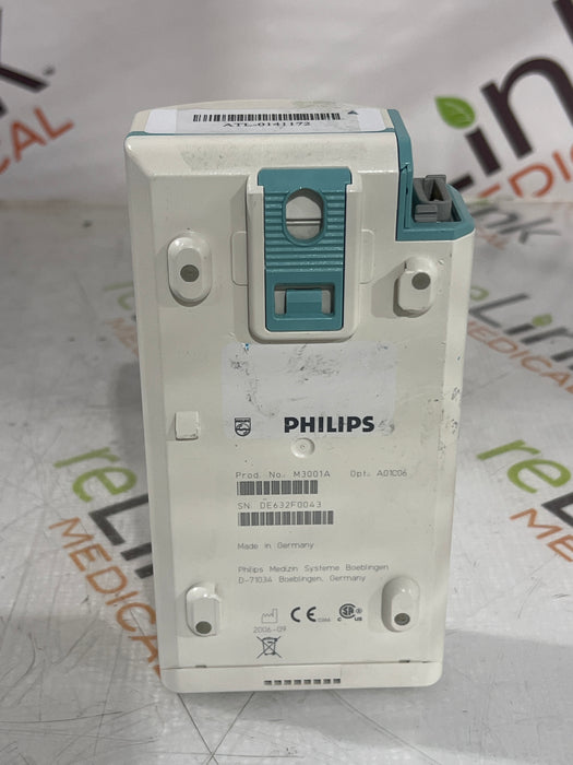 Philips M3001A-A01C06 Fast SpO2, NIBP, ECG, Temp, IBP MMS Module