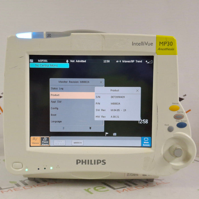 Philips IntelliVue MP30 - Anesthesia Patient Monitor