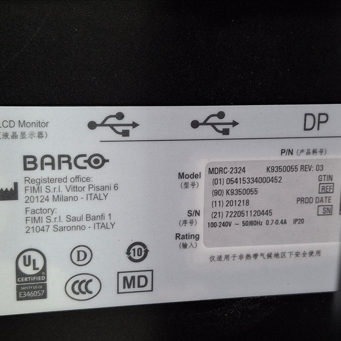 Barco MDRC-2324 LCD Monitor