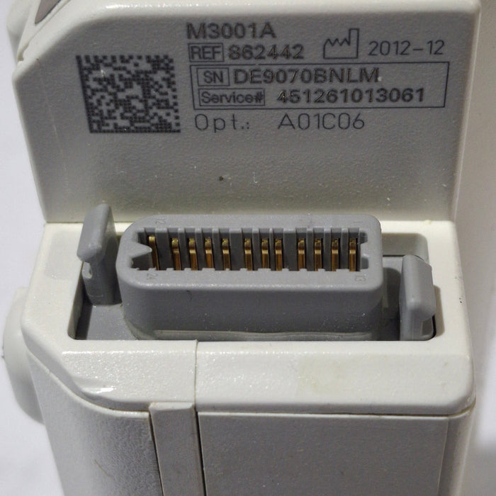 Philips M3001A-A01C06 Fast SpO2, NIBP, ECG, Temp, IBP MMS Module