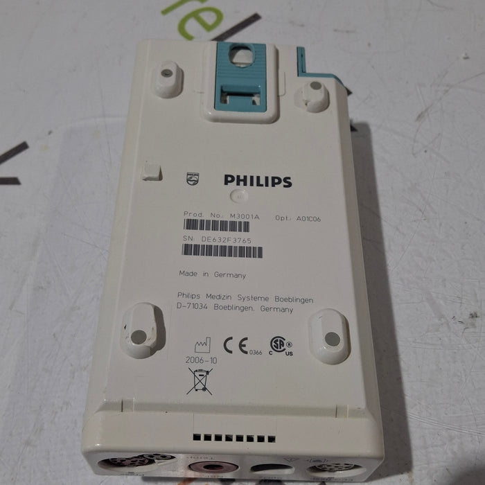 Philips M3001A-A01C06 Fast SpO2, NIBP, ECG, Temp, IBP MMS Module