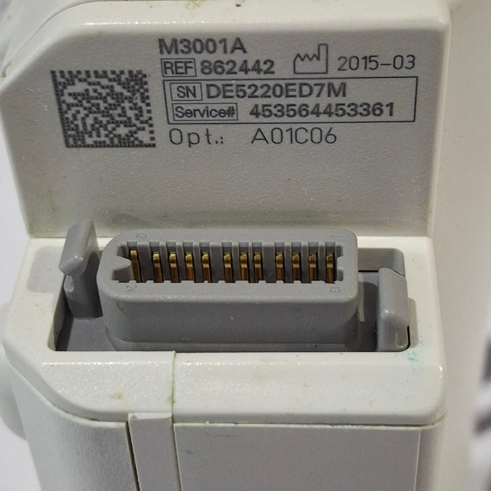 Philips M3001A-A01C06 Fast SpO2, NIBP, ECG, Temp, IBP MMS Module