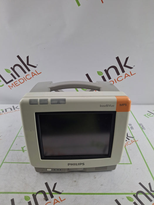 Philips Intellivue MP5 - ECG, Fast SpO2, NIBP, Press, Temp Patient Monitor