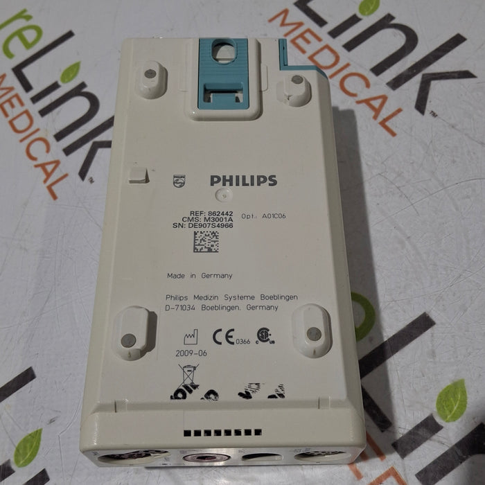 Philips M3001A-A01C06 Fast SpO2, NIBP, ECG, Temp, IBP MMS Module