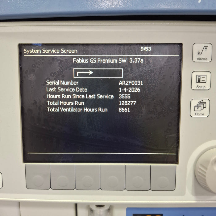 Draeger Medical Fabius GS Premium Anesthesia Machine