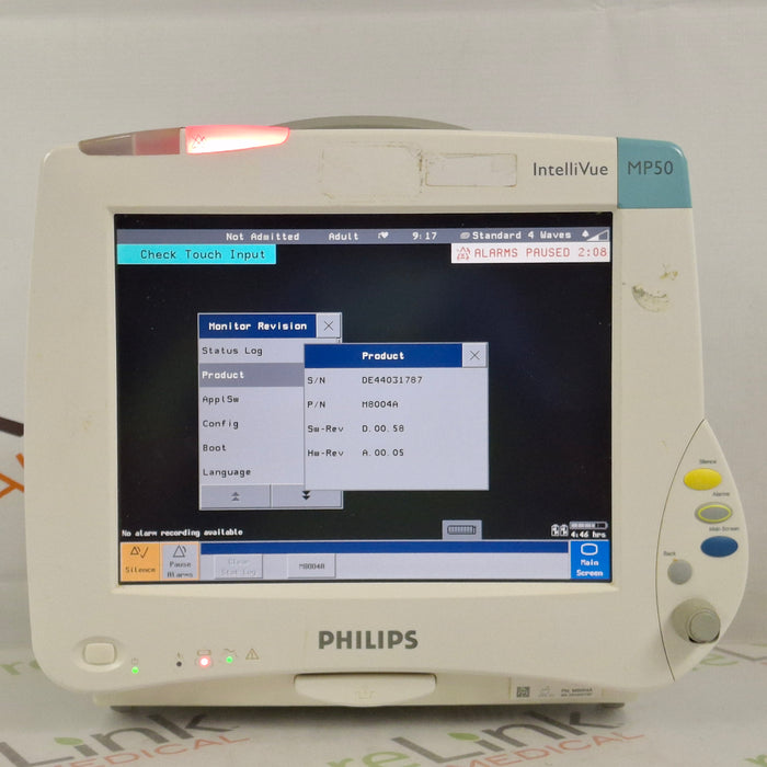 Philips IntelliVue MP50 Patient Monitor