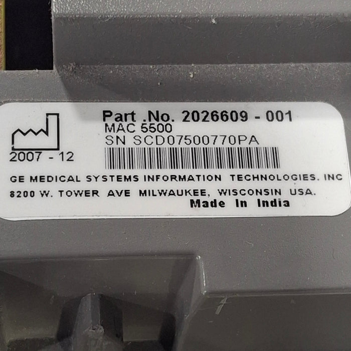 GE Healthcare MAC 5500 ECG without CAM Module