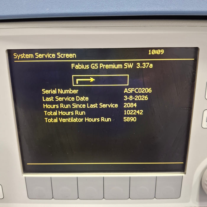 Draeger Medical Fabius GS Premium Anesthesia Machine