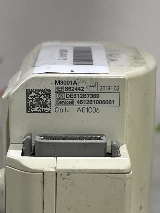 Philips M3001A-A01C06 Fast SpO2, NIBP, ECG, Temp, IBP MMS Module